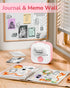 Itari Mini Printer - Q02 Sticker Printer Machine with 1 Roll Paper, Bluetooth Pocket Printer for Anatomical Diagram,