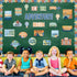 Let The Adventure Begin Motivational Bulletin Board Set, Let's Explore Themed Cutouts for Teachers Students Decor