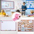 Colarr 68.9 Feet Breast Cancer Awareness Bulletin Board Borders, Pink Ribbon Straight Rolled Border Trim for Classroom