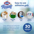 30 Closet, 0.12 Oz, 6 Count Clorox Fraganzia Stick-On Gel Fresheners, Lavender with Eucalyptus Trash Can Deodorizer Up