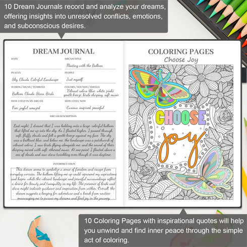 91-Day Mental Health Journal, Self Care Journal for Women Men, Guided Anxiety & Stress Relief Journal with Mood