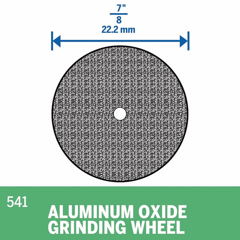Dremel 541 7/8 In. x 1/8 In. Aluminum Oxide Grinding Wheel,Gray