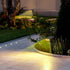 LUMLLSAJI IP65 (2) Solar Spot Lights Outdoor, RGB Solar Landscape Spotlights Waterproof Adjustable Light House Lights
