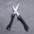 Samior S12 Mini SlipJoint Folding Pocket Knife with 10pcs #11 Replaceable Blade, Black G10 Handle Utility EDC