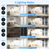 2000LM 4 Solar Shed Light Indoor Outdoor, Motion Sensor Pendant Light, Daytime Available Solar Indoor Lights