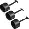 MECCANIXITY 3 Pack T Type E26/E27 Socket Ring Removal Tool for Medium Base Light Replacing Accessories Black Plastic