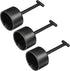 MECCANIXITY 3 Pack T Type E26/E27 Socket Ring Removal Tool for Medium Base Light Replacing Accessories Black Plastic