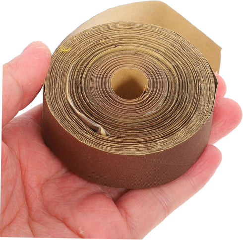 1roll Homoyoyo Self-adhesive Lampshade Edging Tape for Decorative Fabric Trim Brown Cloth Strips for Easy Installation