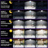 VOPHICHO 244 360 5 (1) Solar Shed Light Outdoor Indoor, Upgrade LED Lighting Motion Sensor Pendant Light, Waterproof