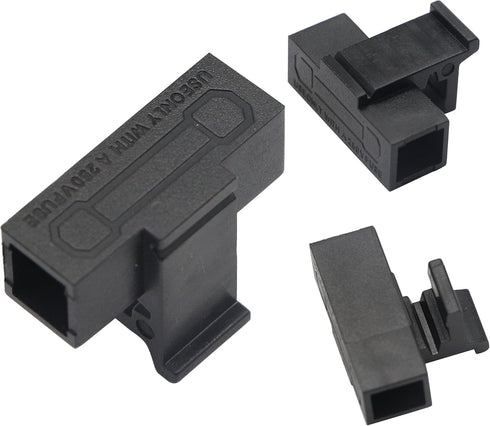 zdyCGTime 10A 250V AC Rocker Switch Power Socket, 3 Pin IEC320 C14 Inlet Module Plug Fuse, 2 Packs