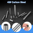 uxcell M4 20pcs 6x50mm Internal Thread Dowel Pin Chamfering Flat Carbon Steel Cylindrical Pin Bed Bookshelf Metal