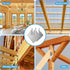 20 Pack Hurricane Tie, 18-Gauge Strong Galvanized Joist Hangers, Rafter Tie Brackets for Roofing Trusses and Timber
