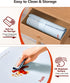 7 Countertop,Buffet Laudlife Electric Warming Mat for Food, Roll-Up Silicone Heating Pad with Adjustable Tempmaster