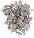 Premium Upholstery Tacks, Decorative Nailhead Trim for Furniture, 100 Nickel 7/16-inch Diameter