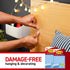 Command 90 Count Indoor Mini Light Clips, Damage Free Hanging Christmas Lights, Mini Wall Clips for Hanging Indoor