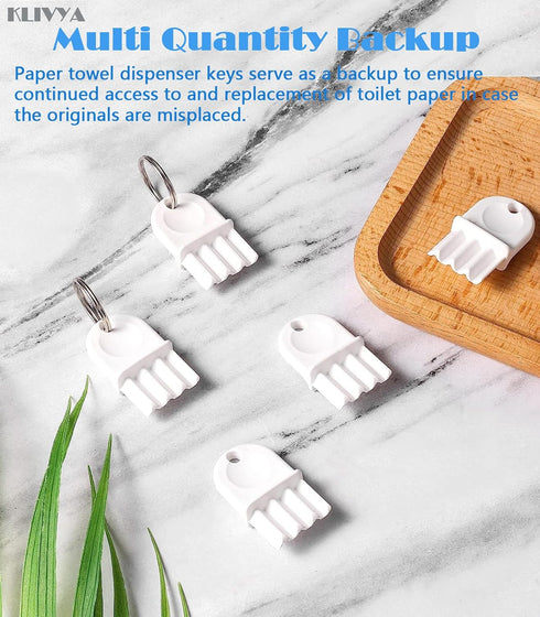 dispensers.Pack 5 Paper Towel Dispenser Key and Wafflepaper Dispenser Key are for Various Toilet Paper Organizers