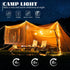 130LEDs,33 13 4 in1 Solar Camping String Lights FT Fairy Lights with Lighting,Portable Waterproof Camping