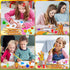 Cinrobiye 122 Pcs Fall Pumpkins Party Favors, Thanksgiving Day School Stationery Set, Harvest Classrooms Reward Prizes
