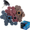 S SATC 46PCS Sanding Discs 2 Inch Roll Lock Quick Change Discs with 1/4'' Holder for Die Grinder