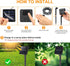 SFNDOU 2 Pack 33Ft 100 8 Solar String Lights for Outside,Each LED Solar String Lights Outdoor Waterproof