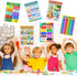 Blulu 12 Pcs Spanish Classroom Posters Learning Decorations for Kids Abecedario Para Niños En Español