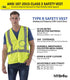 NYOrtho High Reflective Vest - Construction Vest - Universal Fit - ANSI/ISEA Class 2 - Sweat-Free With Reflective Material - Safety Vest For Men - Lightweight - High Visibility Vest - Neon Vest