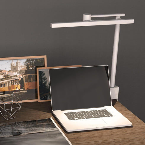 15.75 10W ArchDesk Desk Lamp: Dim, Warm~Cool White Adjustable, Anti-Glare, Sensor, LED, Eye Protection, Foldable