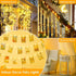 2Pack 66Ft 200LED 8 Each Christmas Fairy Lights Plug in with Remote, Waterproof Twinkle Lights Outdoor Indoor, String