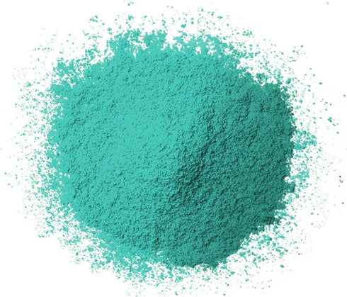 Powder Coating Powder for Metal Surfaces, Car Paint, Building Materials, Turquoise (4 oz) - Perfect for Steel Structures
