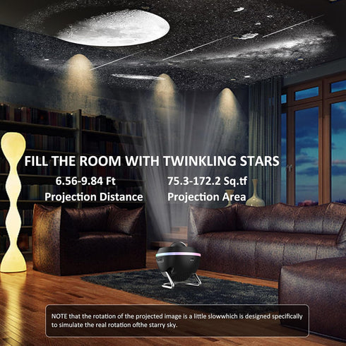 13 Galaxy Projector Pro for Bedroom, Planetarium Star Projector, Starry Sky Night Light with Film Discs, Solar System