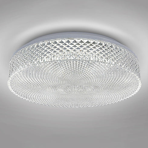 OOWOLF Flush Mount LED Ceiling Light Fixture, 2700K-6500K Super Bright 36W 3600LM