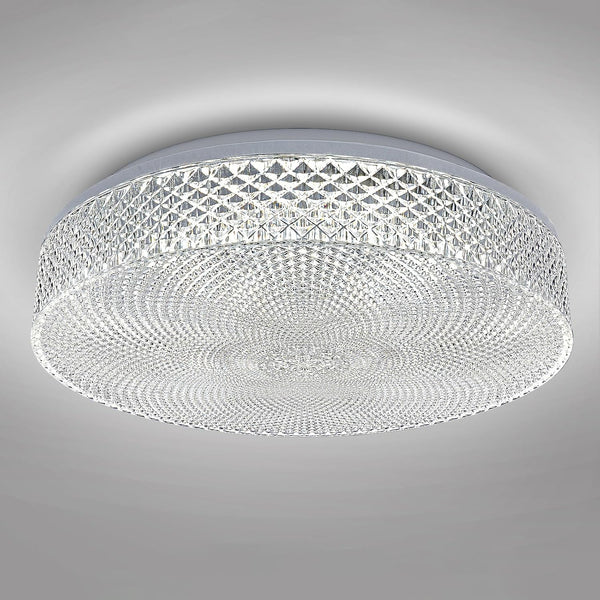 OOWOLF Flush Mount LED Ceiling Light Fixture, 2700K-6500K Super Bright 36W 3600LM