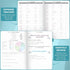 Clever Fox Budget Planner - Expense Tracker Notebook, Monthly Budgeting Organizer, A5 (Teal)