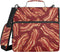Fisyme Fried Bacon Cartoon Zipper Binder 3 Ring with Zipper and Shoulder Strap