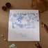 50 Pack Crisky Blue Floral Thank You Cards Gold Foil Greeting Notes Bulk with Envelopes & Stickers for Birthday, Baby