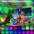 8-in-1 8 Sci-Fi Gateway Galaxy Projector Nebula Night Light for Kids Adults Teens with Plasma Ball, Alarm Clock