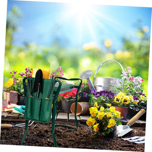 Garden Kneeler Tool Pouch for Easy Access to Gardening Tools Storage Bag for Garden Kneeler Stool for Gardeners