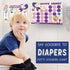 8.3 11.2 inches, 10 Pack 5 Pack Potty Training Chart for Girls, Mermaid Theme, x Chart with Reward Stickers