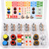 Taiss 77PCS Potentiometer Kit with Rotary Knobs, WH148 1K-100K Ohm Assortment for Variable Resistor