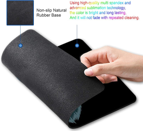 Funny Gorilla Design Computer Mouse Pad, Non-Slip Rubber for Home and Office