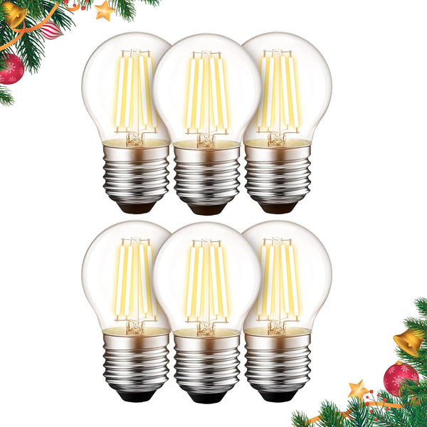 BlueStars G45 E26 Edison LED Filament Globe Bulb 120V 5W (60 Watt