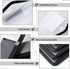 Epakh 10 Pcs A4 Size Plastic File Folders, Expanding Wallet Organizer with Snap Closure, Waterproof Transparent