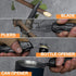 Gifts for Men - Multitool Pocket Knife with Blade, Perfect for Camping, Emergency, and Outdoor Use