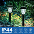 10 Pack GIGALUMI Solar Lights Outdoor, Solar Pathway Lights with Great Pattern, Waterproof Auto On/Off Light