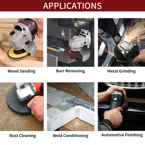 2 Inch 80 Combination,1/4 Inch Sanding Disc, Pcs Quick Change Disc Shank Pad Holder Fits Various Grinder.Widely Used