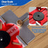 050mm 90mm Wood Router Slotting Locator with Adjustable Width, Aluminum Alloy Grooving Guide for Bevel and Edge Cutting
