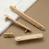 4 5.04 pcs in Walnut Brass Cabinet Door Handles Cabinet Wine Cabinet Wardrobe Drawer Door pulls