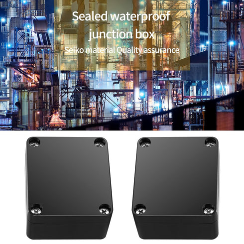 Project Box, 4 Pcs Electrical Junction Box, IP65 Waterproof ABS Plastic Dustproof Outdoor Electrical Project Case,