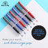 6-Pack 0.7 mm Set Art-n-Fly Gel Pens - Retractable Colored Pens - Fine Point Pen - for Smooth Writing, Journaling
