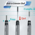 32 in 1 Ratchet Screwdriver Set with 30pcs S2 Steel Bits, Push-Eject Extension Rod, Antislip Soft Handle, and Magnetic